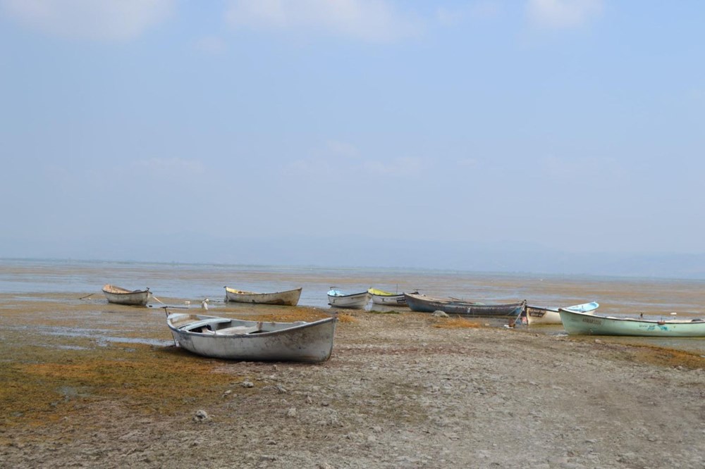 Marmara Gölü'nde su kalmadı - 10