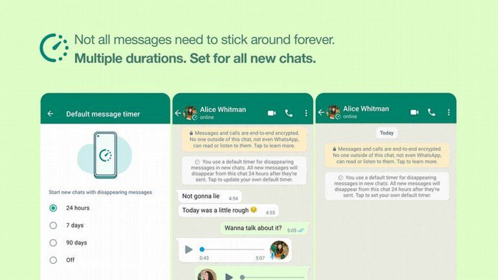 WhatsApp'tan yeni güncelleme: Kaybolan mesajlar kalıcı oluyor - 2