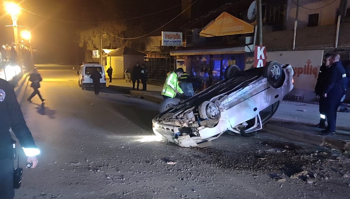 Kırıkkale'de otomobil devrildi,sürücü hayatını kaybetti