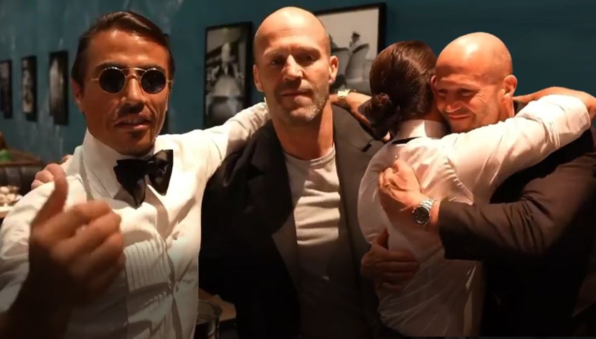 Nusret ile Jason Statham buluştu