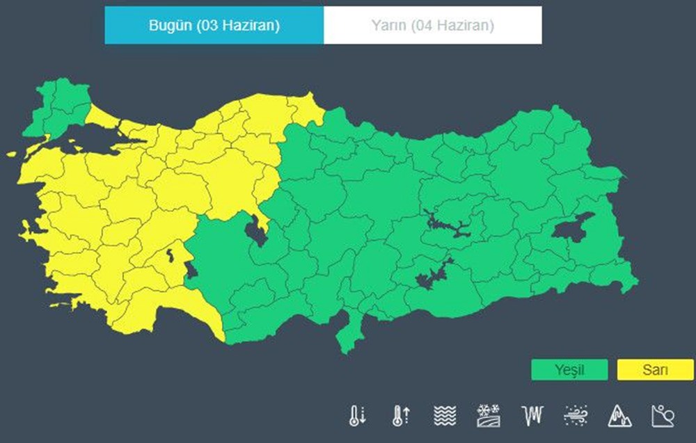 30 il sağanak uyarısı (Meteorolojiden 5 günlük rapor) - 3