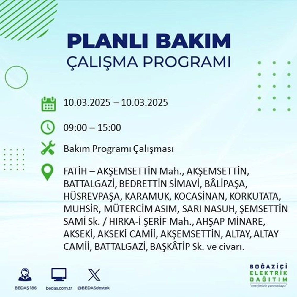 İstanbul'da Elektrikler Gidiyor: 22 İlçede Yarın Hayat Duracak mı? (10 Mart BEDAŞ Kesinti Alarmı) 112 KAfQXOWh20K03asJrzez8Q