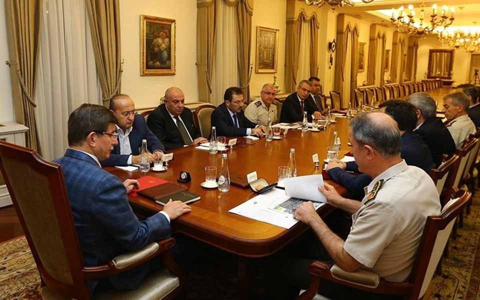 Başbakan Davutoğlu başkanlığında Güvenlik Zirvesi - 1