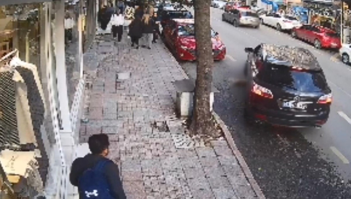 Köpeğe çarpıp kaçtı