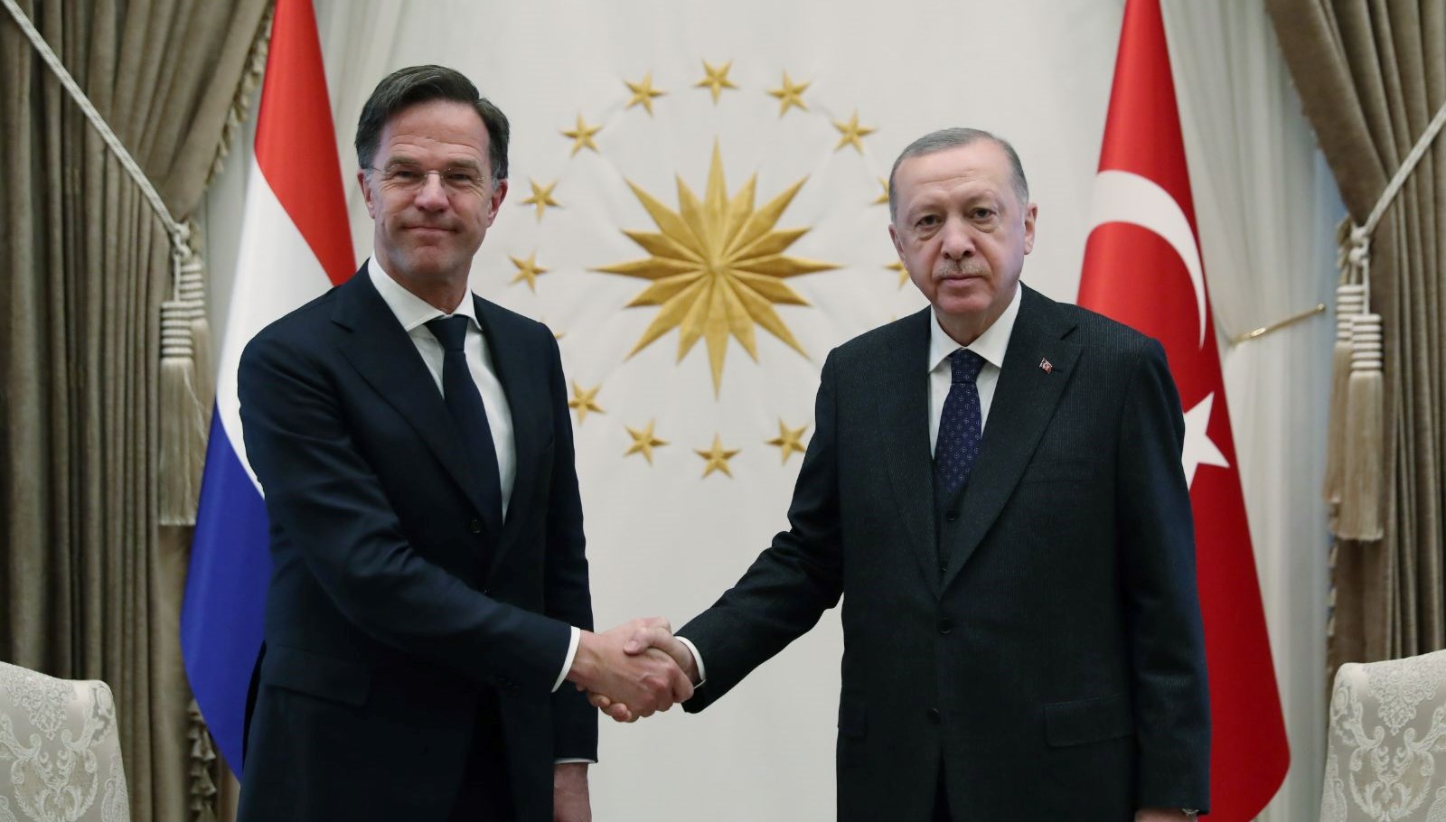 Cumhurbaşkanı Erdoğan, Rutte'yi resmi törenle karşıladı - Son Dakika  Türkiye Haberleri | NTV Haber