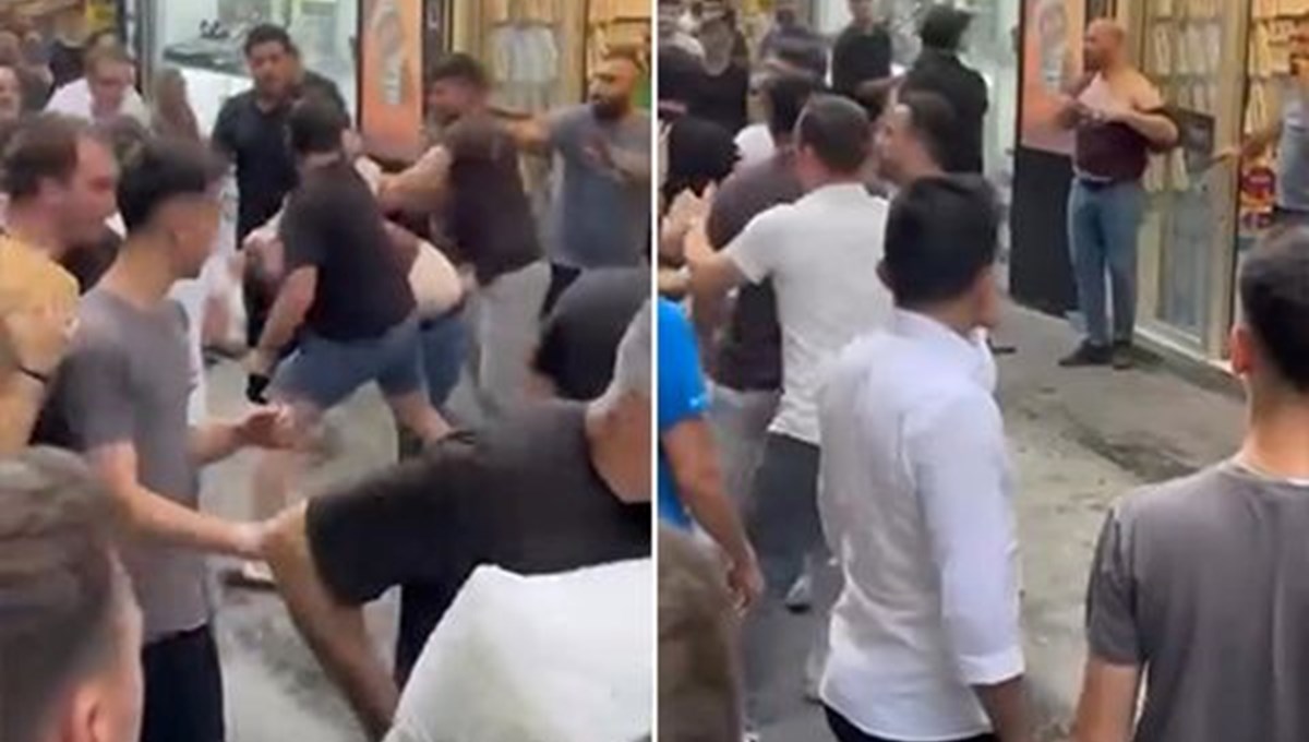 Fatih'te ortalık karıştı: Esnaf tekmeli yumruklu kavgaya tutuştu Fatih'te ortalık karıştı: Esnaf tekmeli yumruklu kavgaya tutuştu