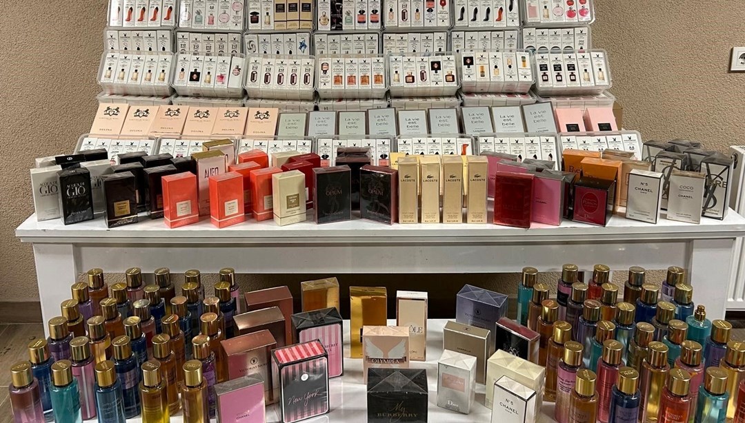 Piyasa değeri 1,5 milyon lira: Kaçak parfümlere el kondu