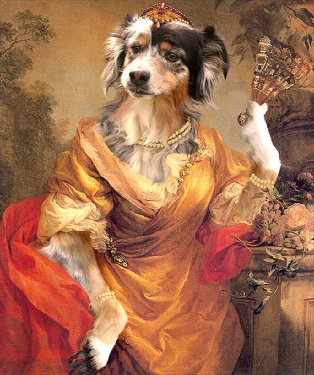 Портреты королевских собак