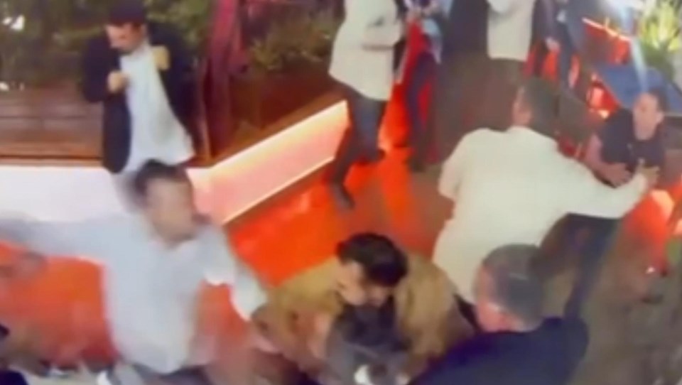 Beşiktaş'ta otel terasında şampanya patlatma kavgası: İki kişi vuruldu, saldırganlar Kapıkule'de yakalandı - 1