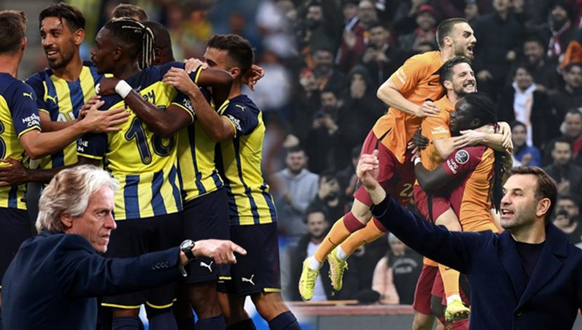 Fenerbahçe-Galatasaray derbisinin ilk yarısında tek gol: Canlı anlatım