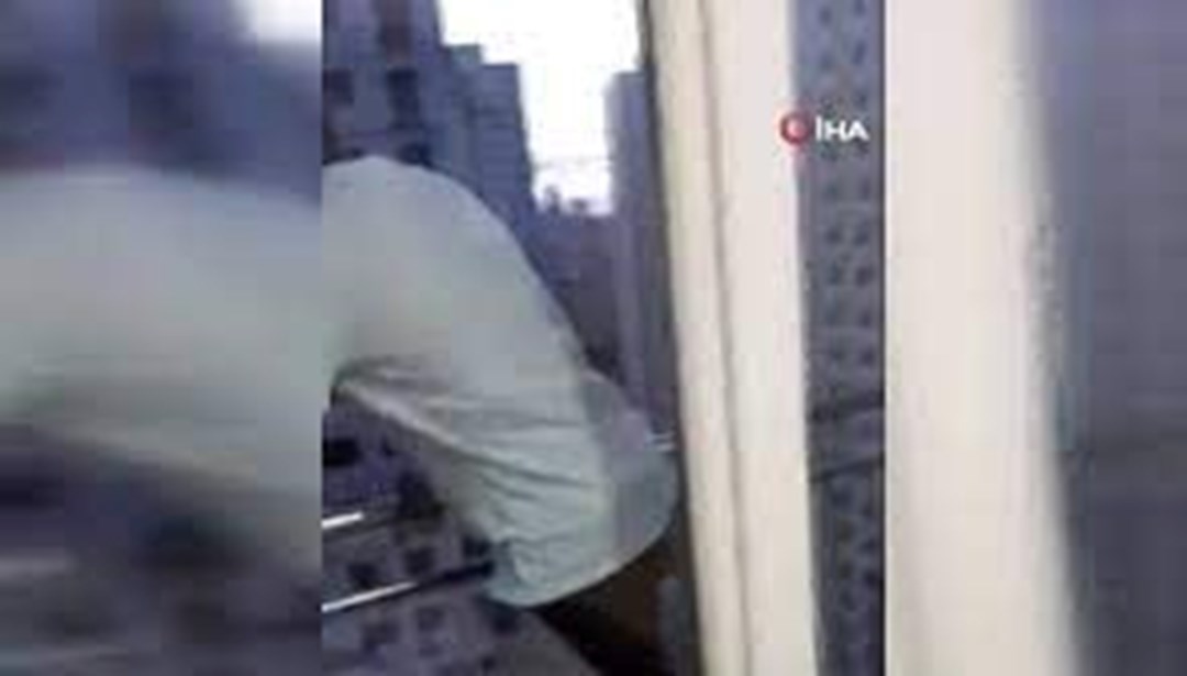 Polisten kaçarken ölümle dans: 25 katlı rezidansta balkondan balkona atladı