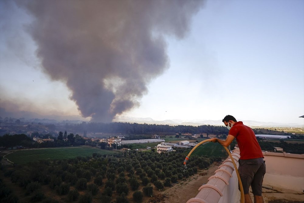 Antalya Manavgat'ta büyük yangın - 11
