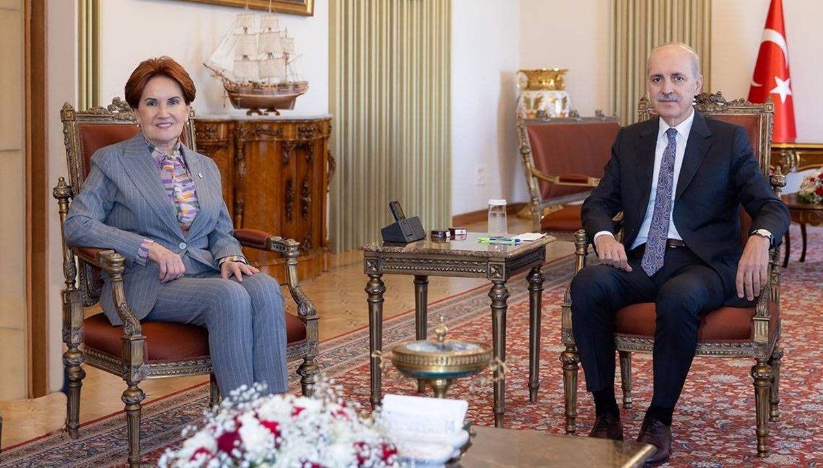 TBMM Başkanı Kurtulmuş, İYİ Parti lideri Akşener ile görüştü TBMM Başkanı Kurtulmuş, İYİ Parti lideri Akşener ile görüştü