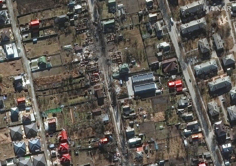 Ukrayna'daki yıkım uzaydan görüntülendi - 7
