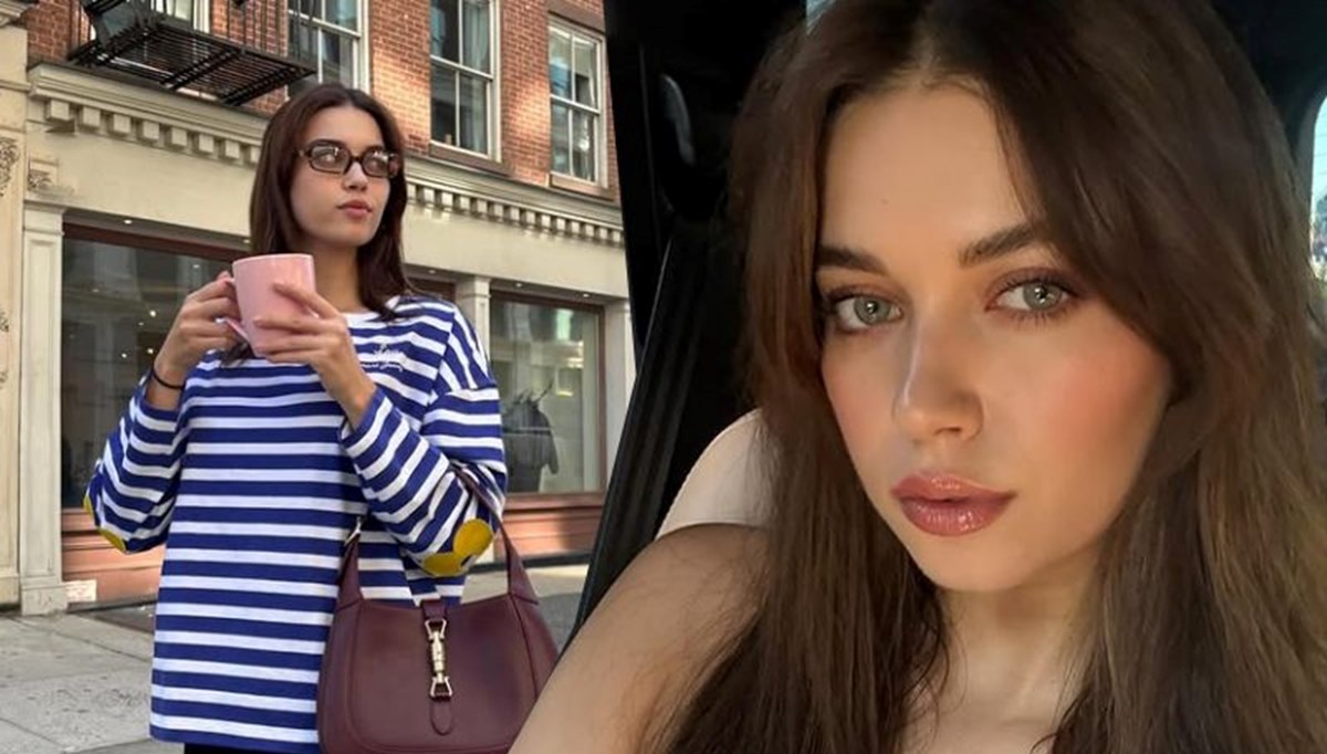 Afra Saraçoğlu'ndan uçak pozu