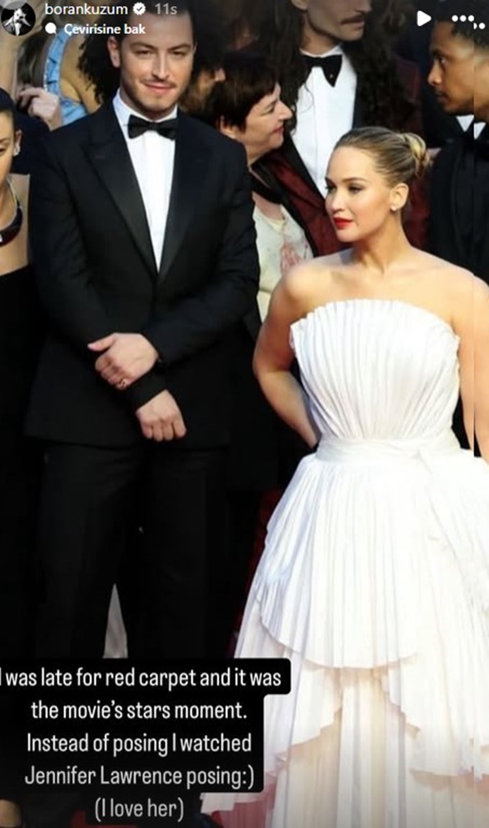 Boran Kuzum ile Jennifer Lawrence aynı karede - 2