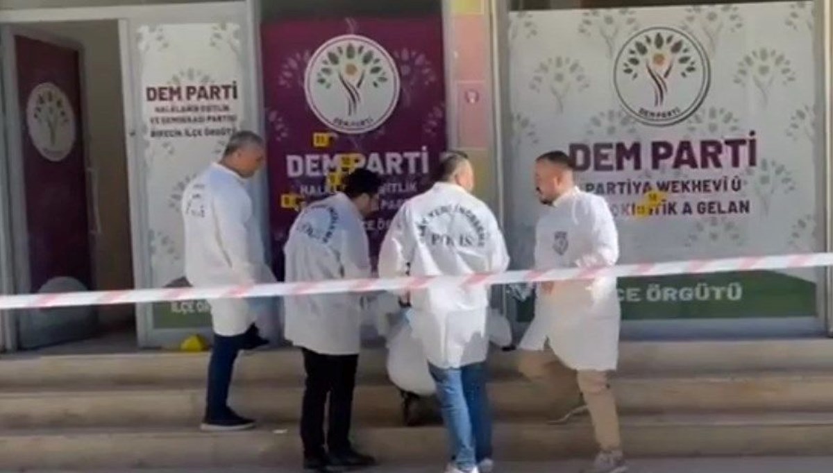 Şanlıurfa'da DEM Parti ilçe binasına silahlı saldırı