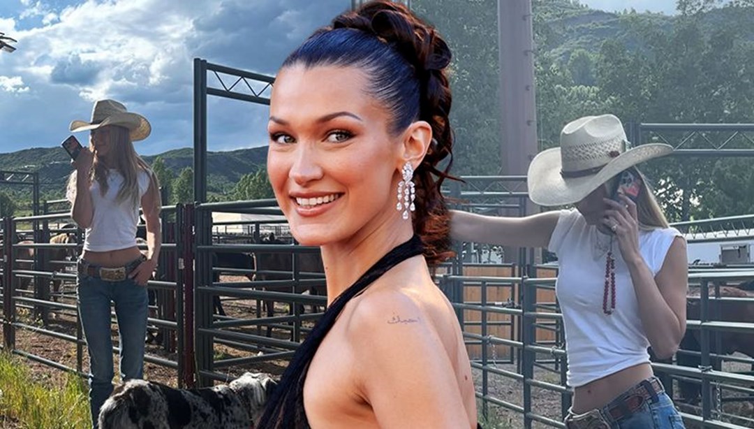 Bella Hadid çiftlik hayatını paylaştı