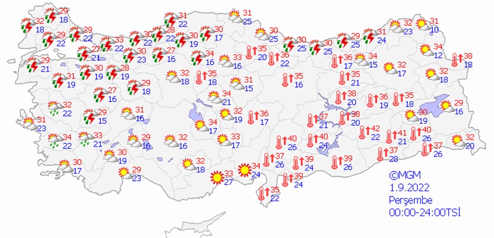 Bu hafta (29 Ağustos-2 Eylül) hava durumu nasıl olacak? İstanbul'a sağanak yağış geri geliyor - 9