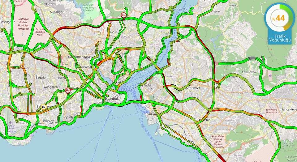TEM'de trafiği kilitleyen kaza (İstanbul trafiğinde son durum) - 2