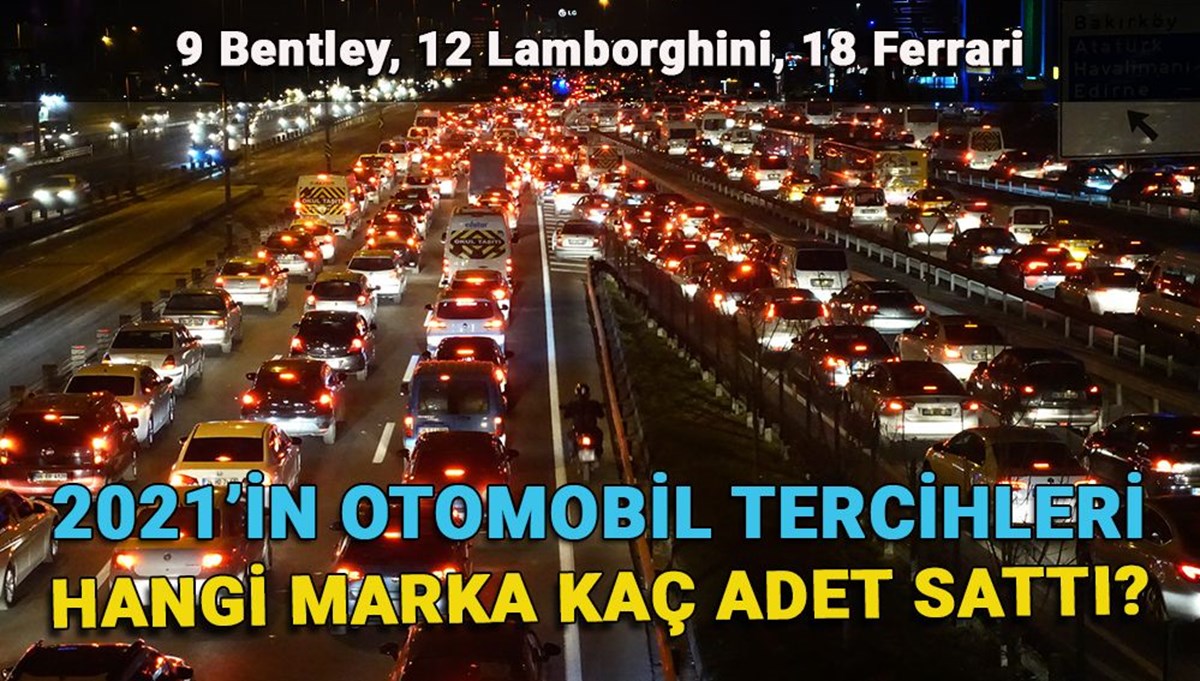 2021'in en çok satan araba modelleri (Hangi otomobil markası kaç adet sattı?)