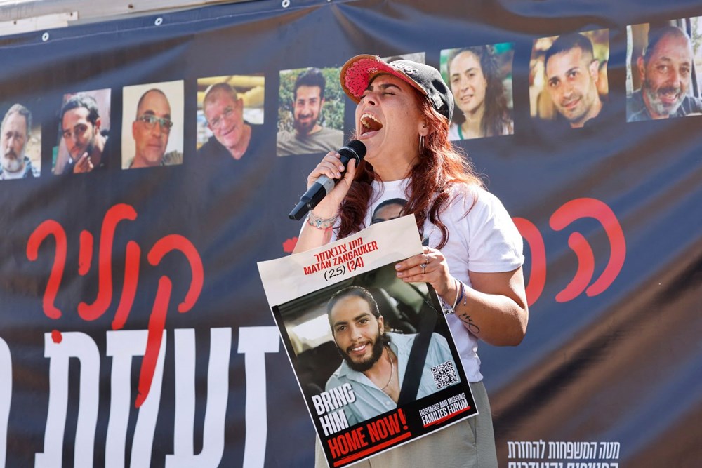 Rehine yakınlarından Gazze sınırında eylem: "Netanyahu tutuklansın" - 3