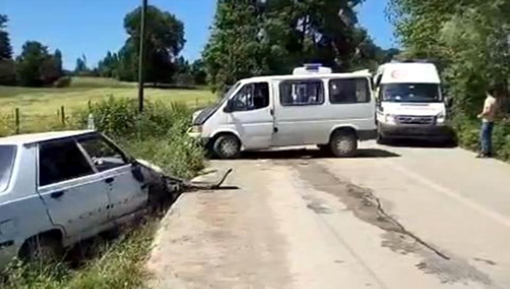 Samsun'da kaza: Beş yaralı