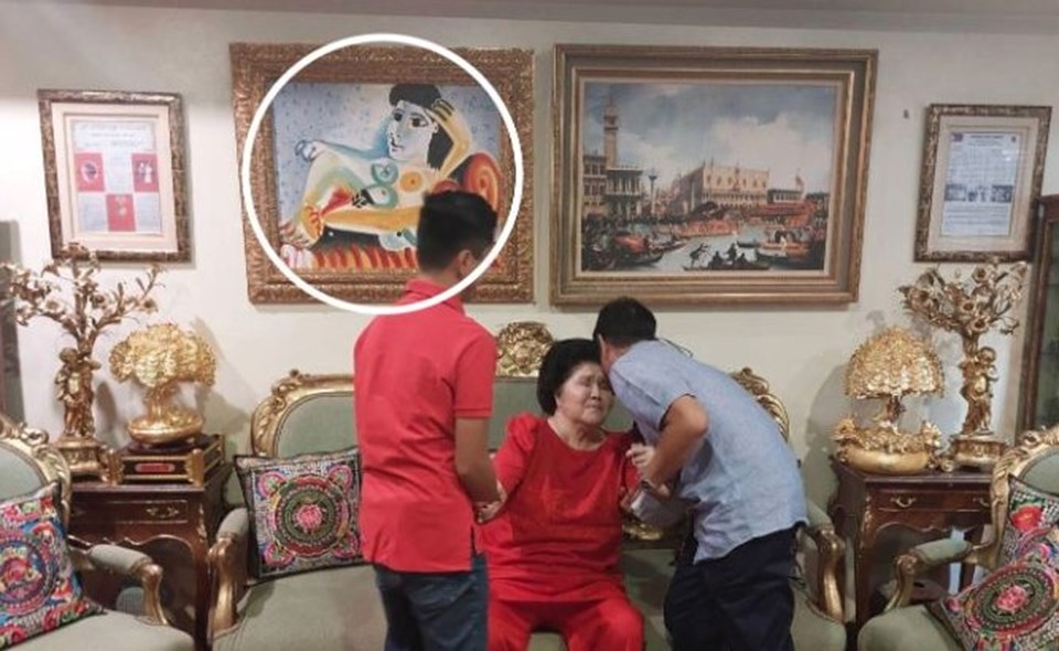 Kayıp Picasso tablosu Filipinler'in eski First Lady'si Imelda Marcos'un evinde mi? - 1