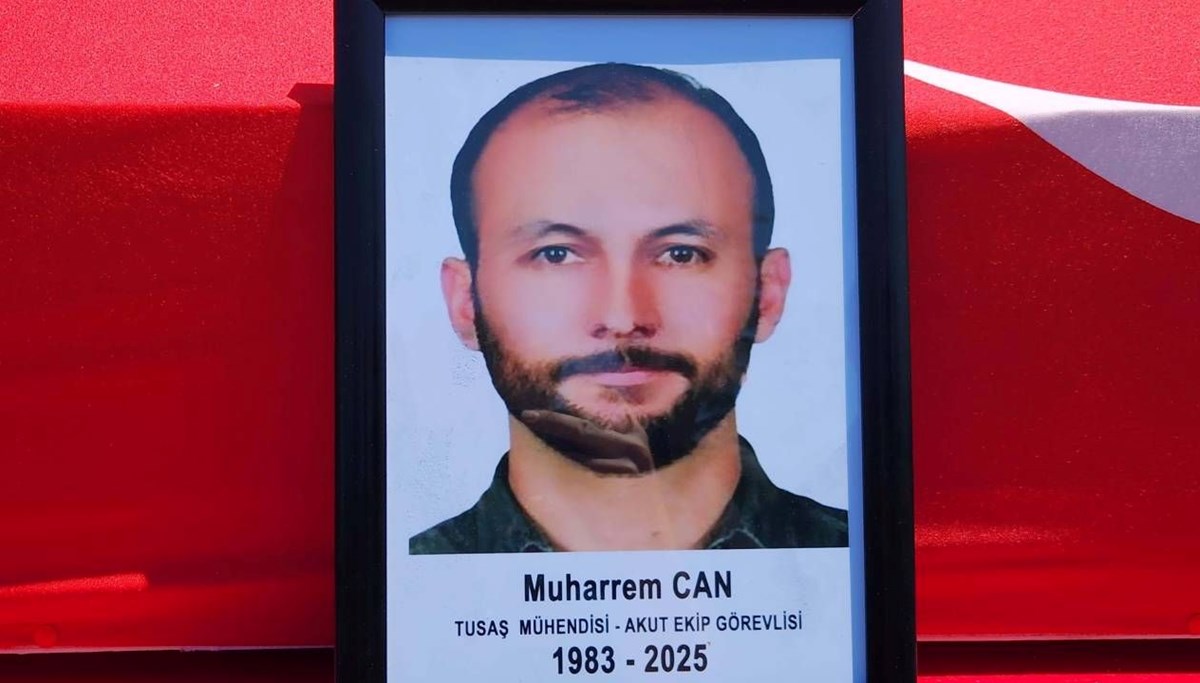 Orman yangınında şehit olan Muharrem Can, son yolculuğuna uğurlandı