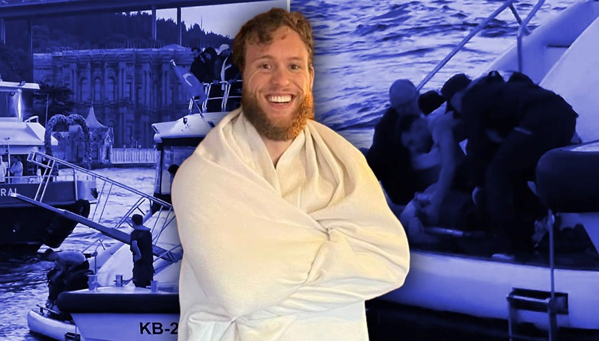 Turistten alkışlanacak hareket: Üstünü bile çıkarmadan atladı