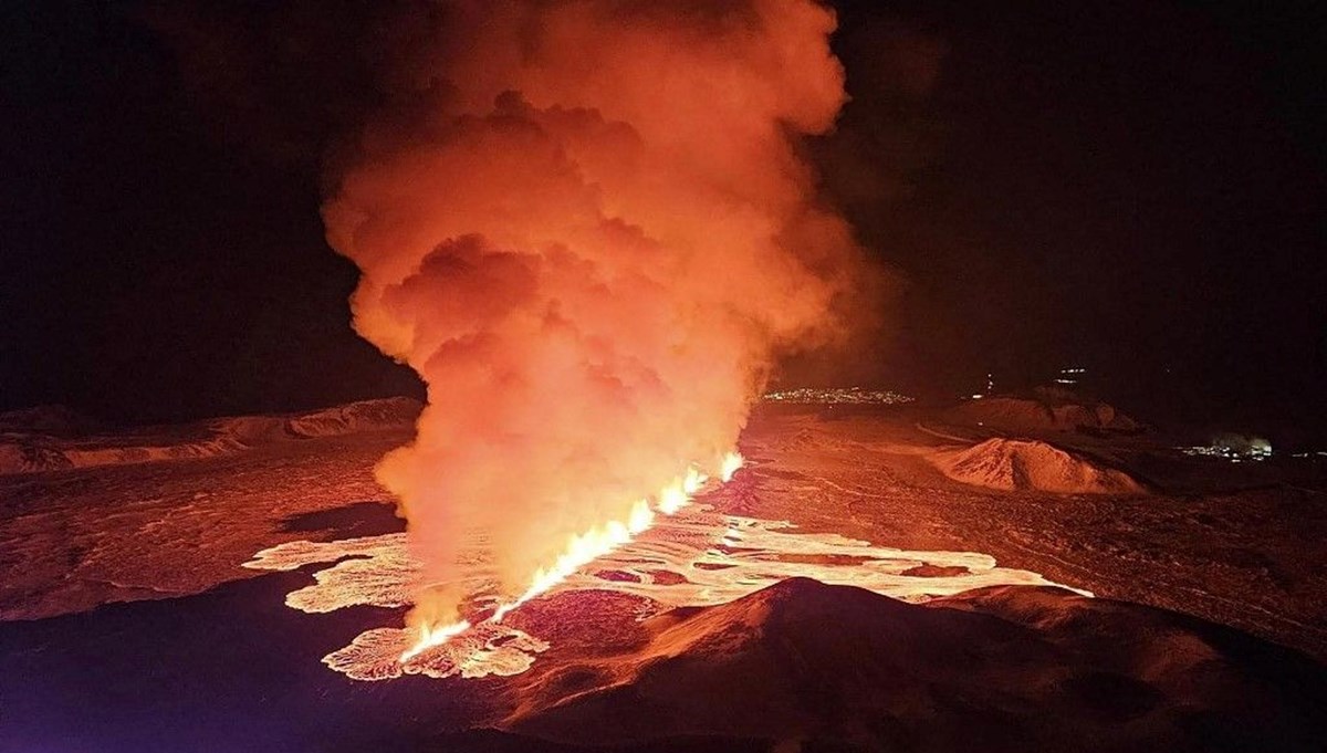 İzlanda'da şimdiye kadar kaydedilen en hızlı lav akışı görüldü