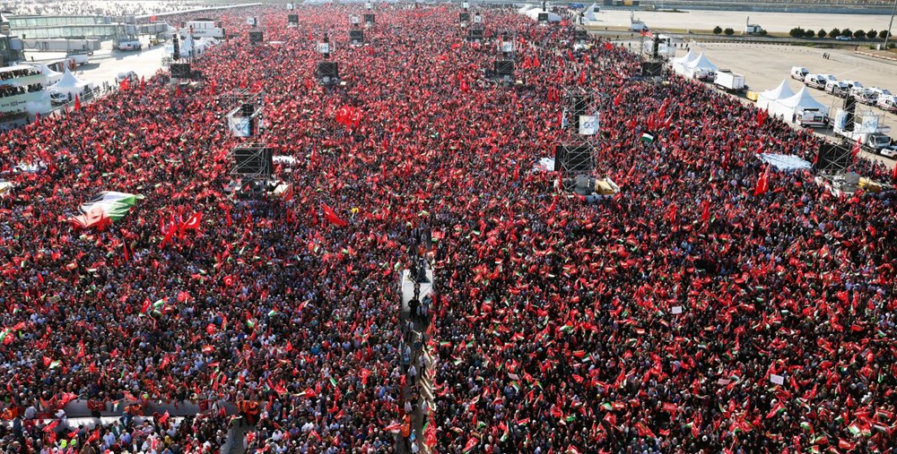 Atatürk Havalimanı’nda Gazze’ye destek mitingi | İsrail’in
saldırıları lanetlendi - 2