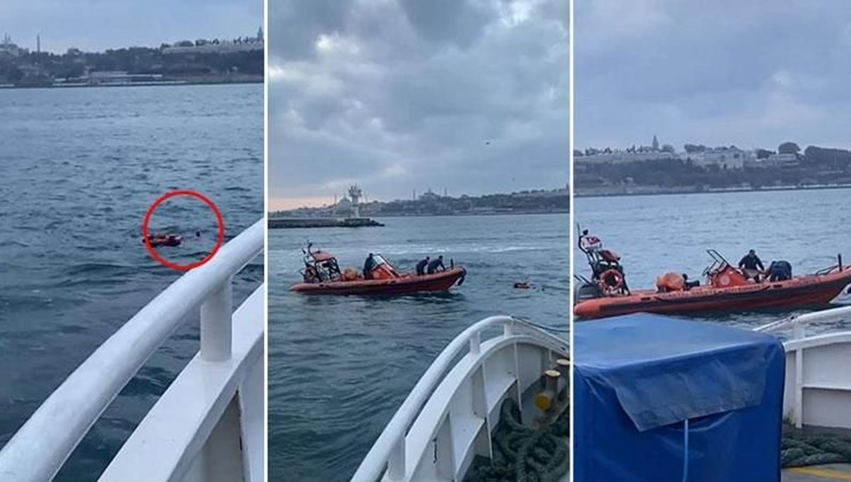 Kadıköy-Beşiktaş seferini yapan vapurdaki yolcu denize düştü Kadıköy-Beşiktaş seferini yapan vapurdaki yolcu denize düştü