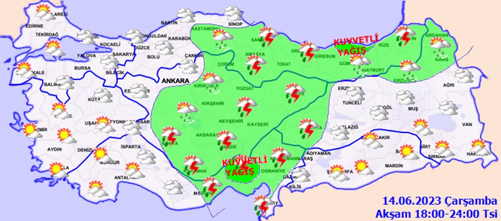 Meteoroloji 20 il için uyardı (Bugün hava nasıl olacak?) - 7