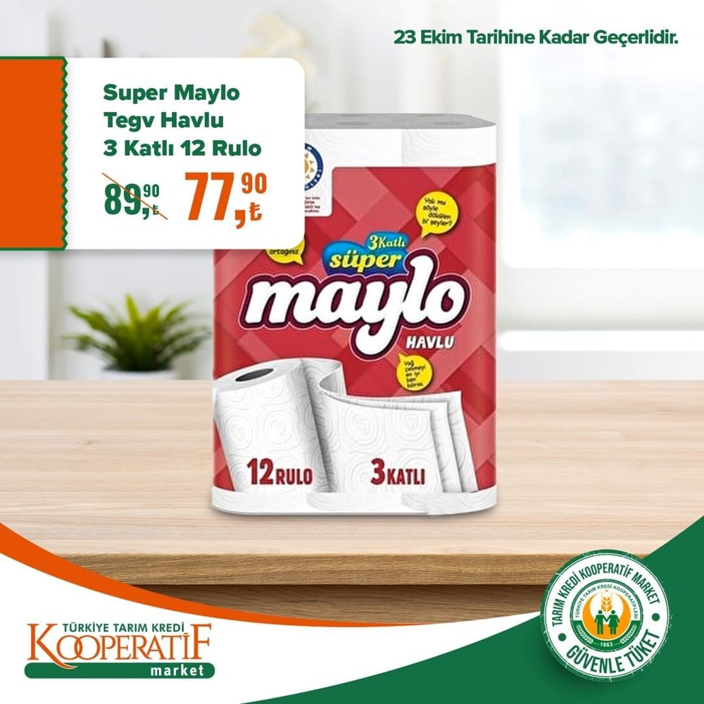 Tarım Kredi Kooperatif Market temel ihtiyaç ürünlerinde büyük indirimler (17-31 Ekim güncel indirimli ürünler kataloğu) - 11