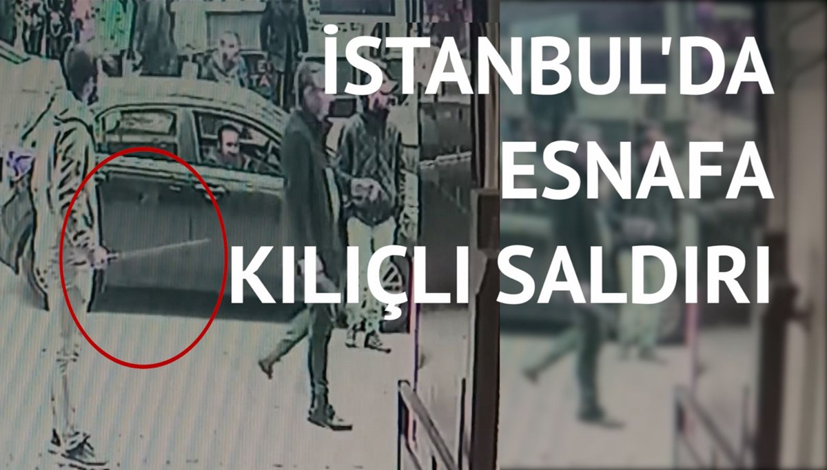 Kadına şiddeti engelleyen esnafa kılıçla saldırdılar