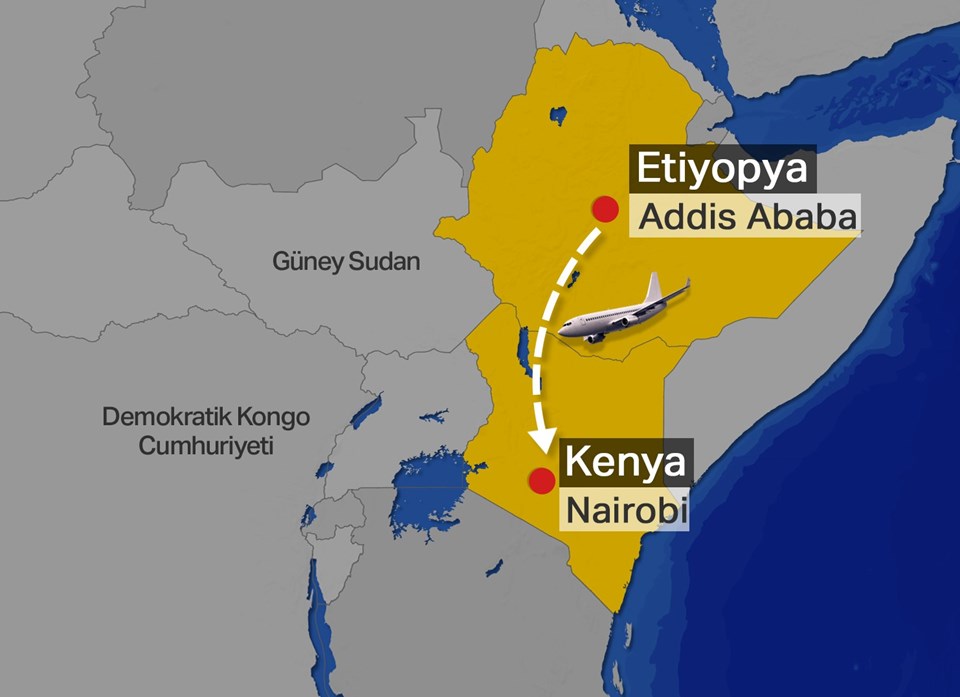SON DAKİKA: Etiyopya Hava Yollarına ait yolcu uçağı düştü - 1