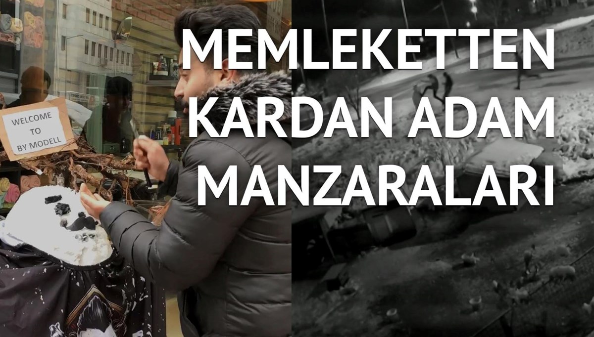 Kardan adamı tıraş edenler de oldu, dövenler de