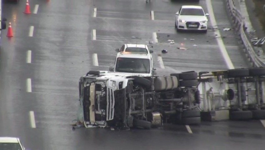 Kuzey Marmara Otoyolu'nda kaza