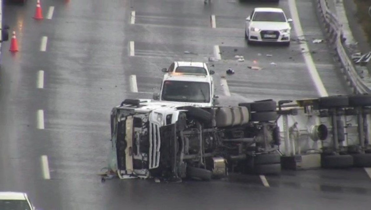 Kuzey Marmara Otoyolu'nda kaza