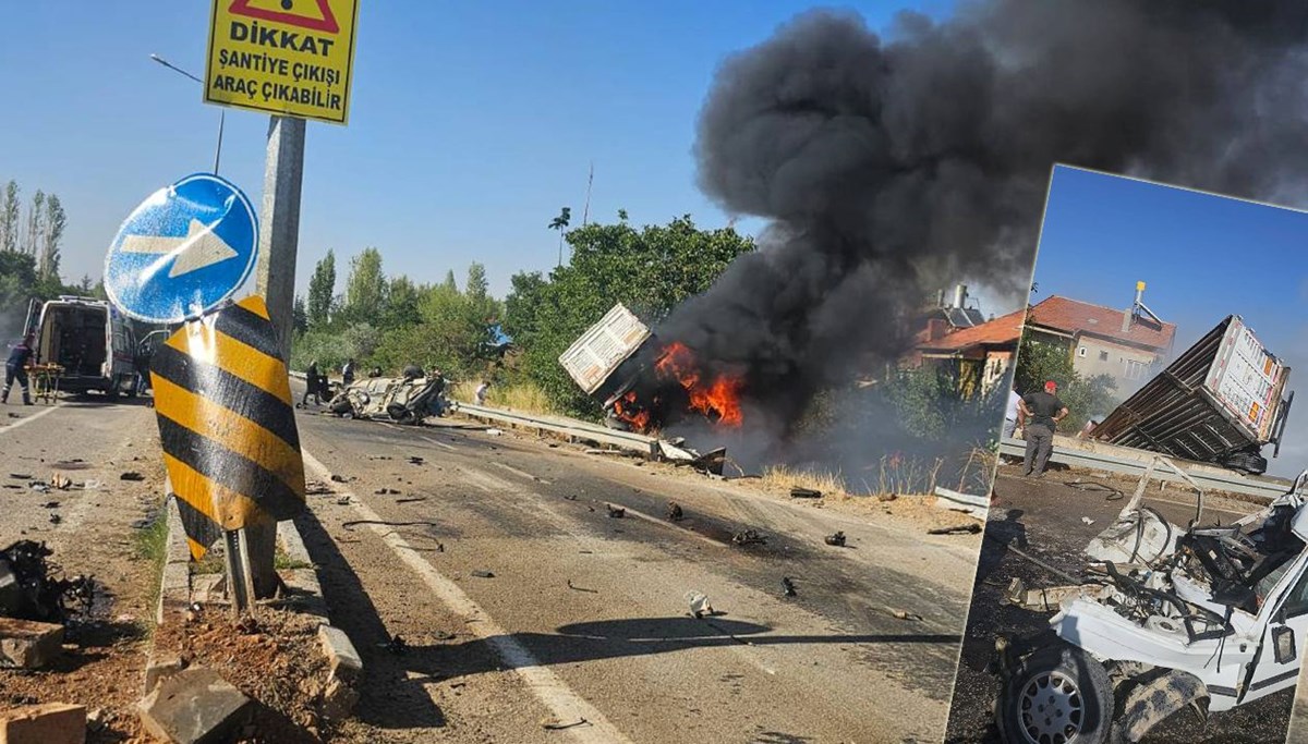 Katliam gibi kaza:Üç kişi öldü