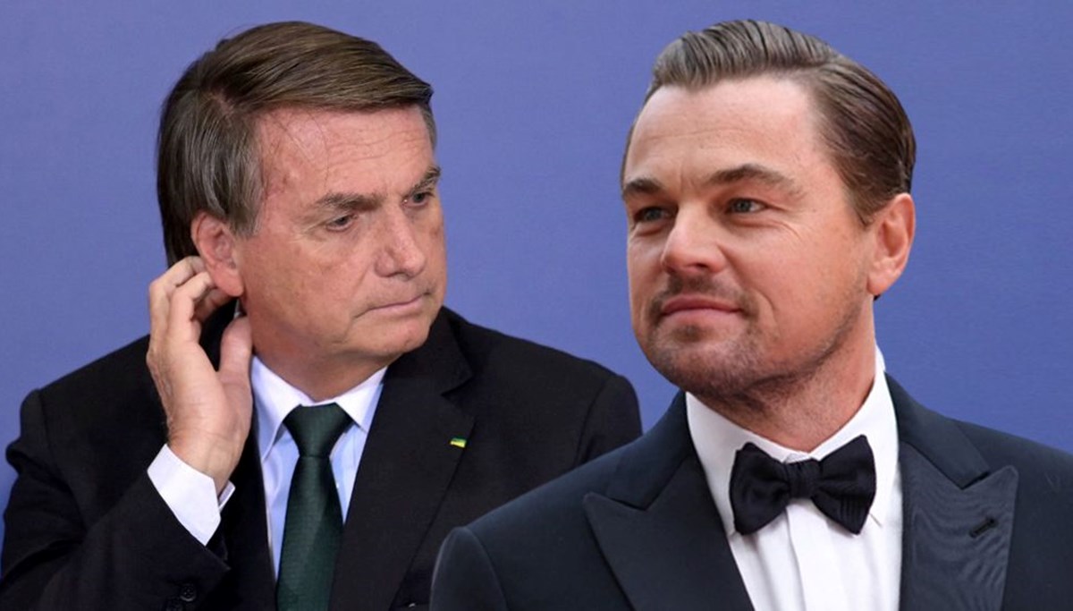 Brezilya Devlet Başkanı Bolsonaro ile Leonardo DiCaprio arasında iklim tartışması