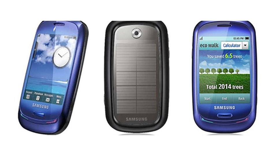 Bu telefon güneşle çalışıyor