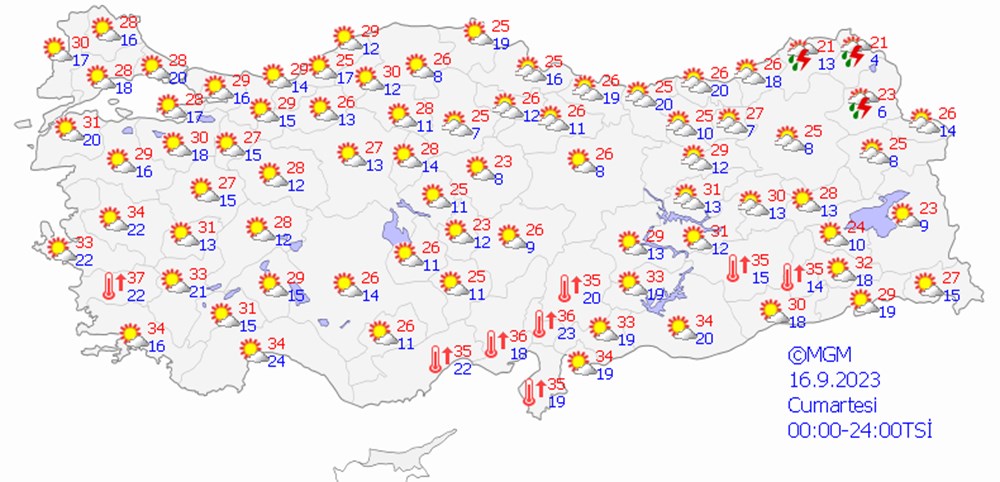 5 il için sağanak yağış uyarısı (Bugün hava nasıl olacak) - 8