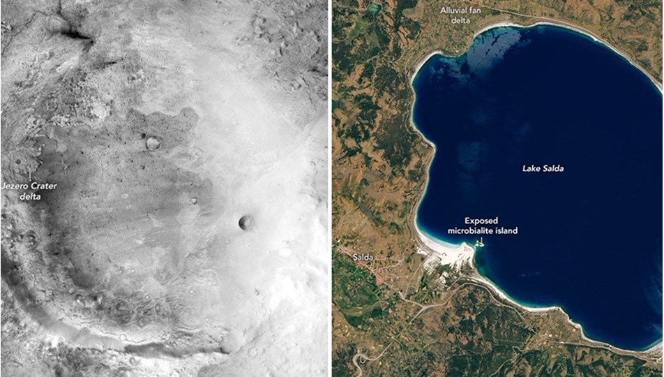 NASA'dan Salda paylaşımı: Mars'a dair fikir verecek ile ilgili görsel sonucu