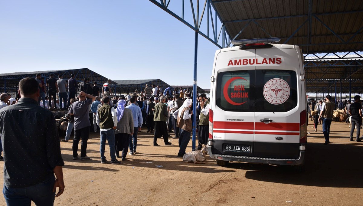 Şanlıurfa’da canlı hayvan pazarında silahlı kavga: 1 ölü, 6 yaralı