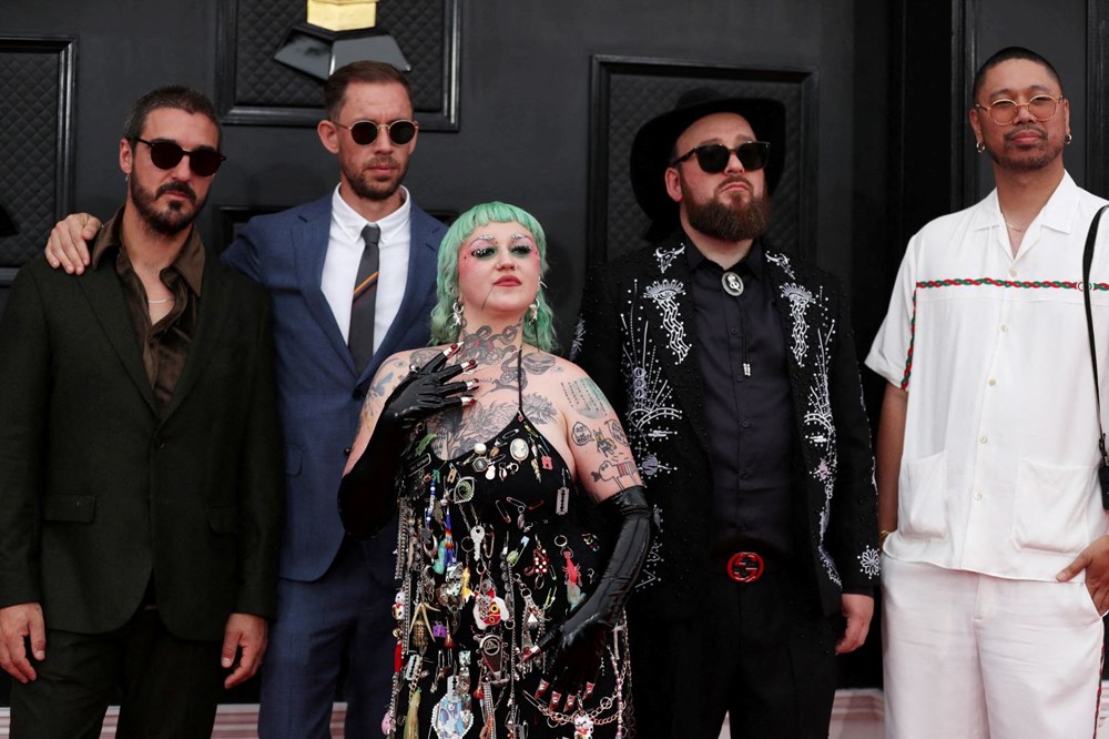 2022 Grammy Ödülleri'nde kırmızı halı şıklığı - 46