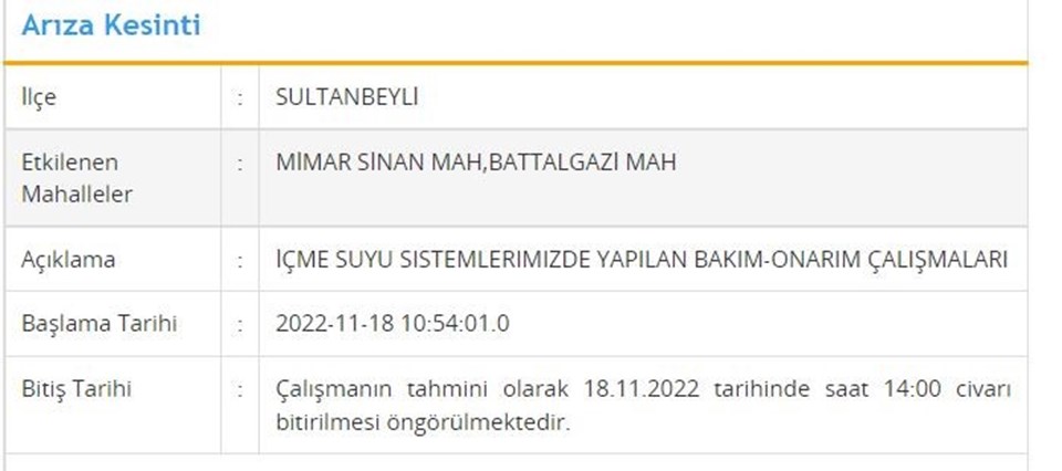 İstanbul'un 5 ilçesinde sular ne zaman gelecek? Beyoğlu, Sarıyer, Zeytinburnu, Sultanbeyli, Kağıthane (İSKİ planlı su kesintisi listesi) - 2