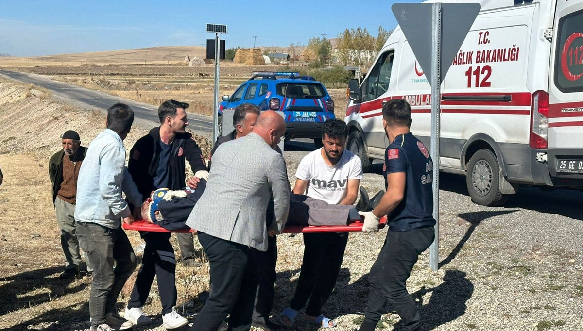 Karayazı’da trafik kazası: 1 yaralı