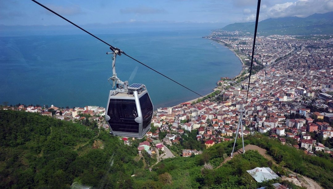 Antalya'daki kaza sonrası Ordu'da teleferiğe yoğun ilgi